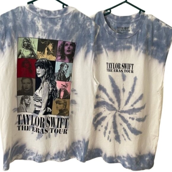 New Taylor Swift Eras Tour Sleeveless Tie-Dye Tank Top – 100% Cotton – Size M - Picture 1 of 15